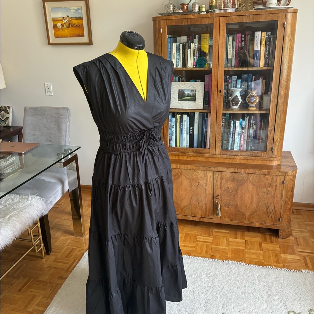 NWOT Black Tiered Maxi Dress